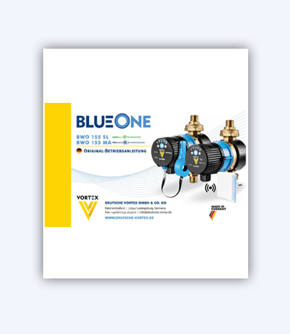 Support - VORTEX  BlueOne Trinkwasser-Zirkulationspumpen
