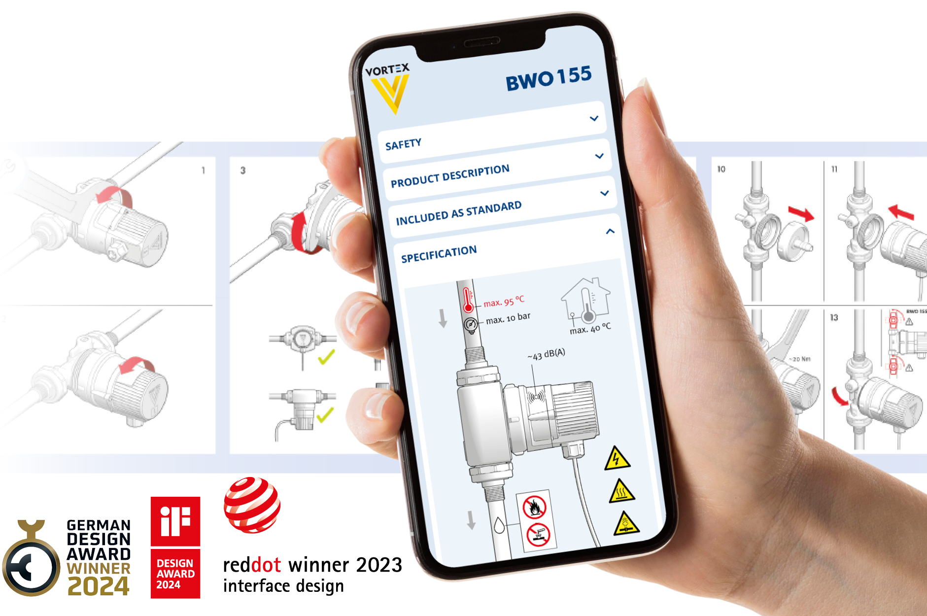 With digital operating instructions for the first time